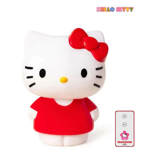 HELLO KITTY - Ljusande Figur - 10 tum Teknofun