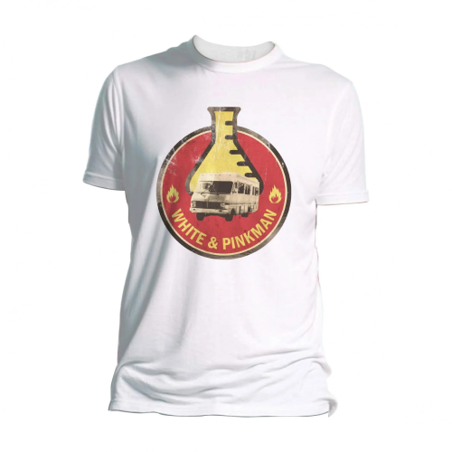 BREAKING BAD - T-Shirt Vit och Pinkman Vit (XXL) Runns