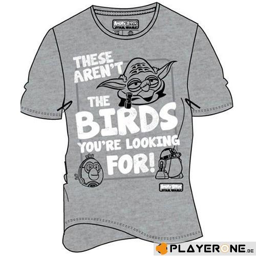 ANGRY BIRDS - T-Shirt Star Wars These Aren't The Birds (S) Runns