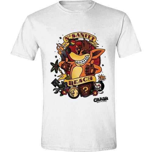 CRASH TEAM RACING - T-Shirt - Crash N'Sanity Beach (XL) Runns
