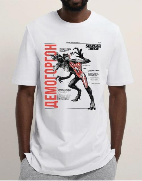 STRANGER THINGS - Demogorgon - T-shirt för män (XL) Difuzed