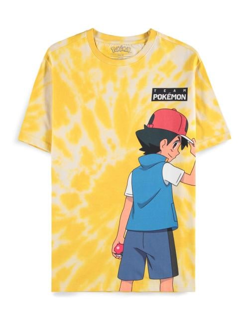 POKEMON - Ash och Pikachu - T-shirt för män (L) Difuzed