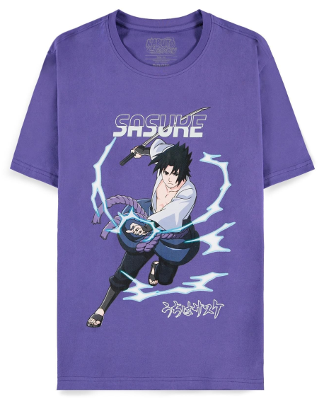 NARUTO - Sasuke Purple - Herr T-shirt (S) Difuzed