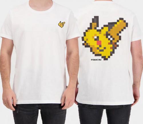 POKEMON - Pixel Pikachu - Herr T-Shirt (L) Difuzed