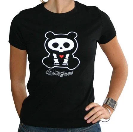 SKELANIMALS - T-Shirt CHUNGKEE Femme Black Basic (XL) ABYstyle