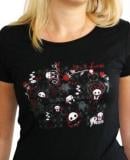 SKELANIMALS - T-Shirt DARK LOVE Femme Black Basic (L) ABYstyle