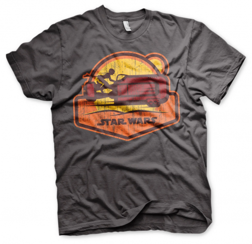 STAR WARS 7 - T-Shirt Speeder Grey (M) Runns