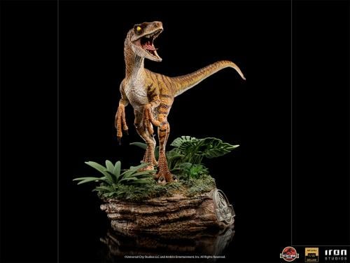 JURASSIC PARK LOST WORLD - Velociraptor Deluxe - Figur ArtScale 1/10 18cm Iron Studios