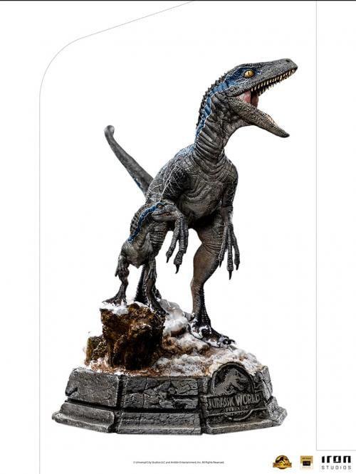 JURASSIC WORLD - Blue and Beta - Figur Art Scale Deluxe 1/10 Iron Studios