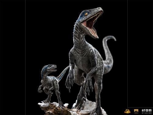 JURASSIC WORLD - Blue and Beta - Figur Art Scale Deluxe 1/10 Iron Studios