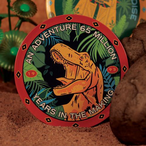 JURASSIC PARK - 4 Prägade Metallunderlägg Fanattik