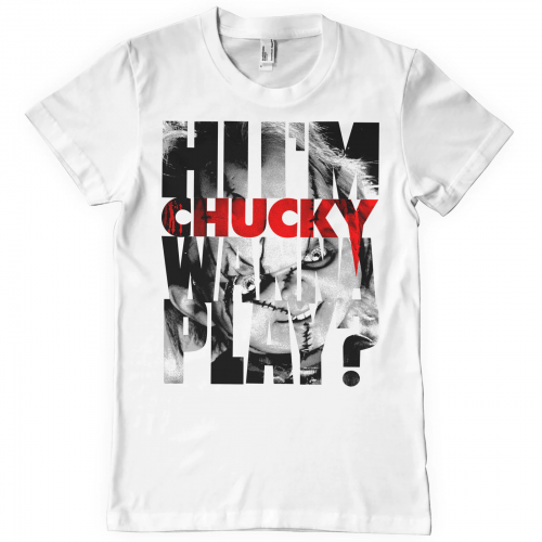 CHUCKY - Wanna Play Cutout - T-Shirt (S) H.O.