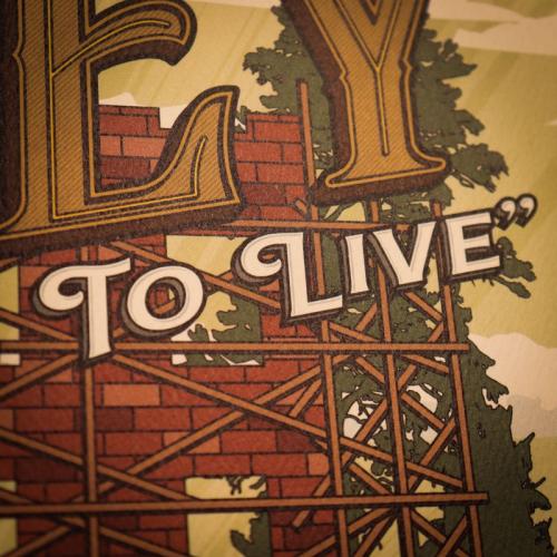 BACK TO THE FUTURE - Hill Valley - Konsttryck - Limited Edition Fanattik