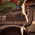 BACK TO THE FUTURE - Hill Valley - Konsttryck - Limited Edition Fanattik