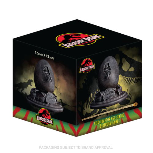 JURASSIC PARK 30TH - Ägg + Käpp Set - Begränsad Upplaga Replica Fanattik
