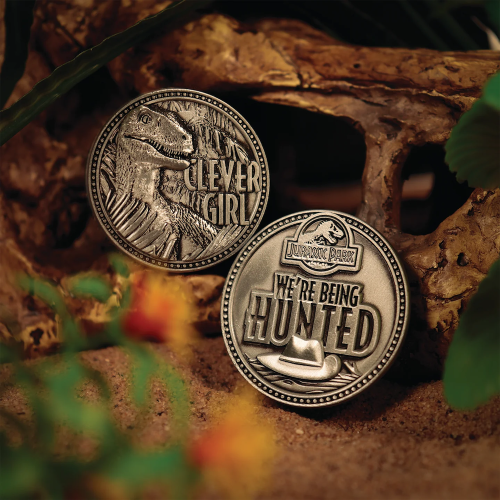 JURASSIC PARK - Velociraptor - Limited Edition Coin Fanattik