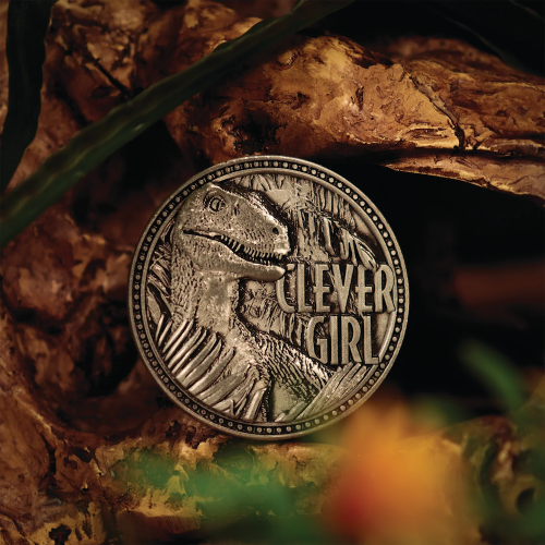 JURASSIC PARK - Velociraptor - Limited Edition Coin Fanattik