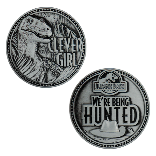 JURASSIC PARK - Velociraptor - Limited Edition Coin Fanattik