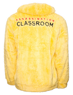 ASSASSINATION CLASSROOM - Logotyp - Mäns Fluffig Dragkedjetröja (L/XL) Cotton Division