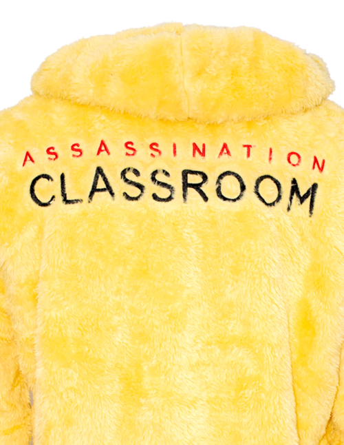 ASSASSINATION CLASSROOM - Logotyp - Mäns Fluffig Dragkedjetröja (L/XL) Cotton Division