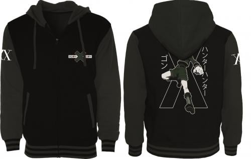 HUNTER X HUNTER - Gon Freecss - Men Varsity Jacket (S) Cotton Division