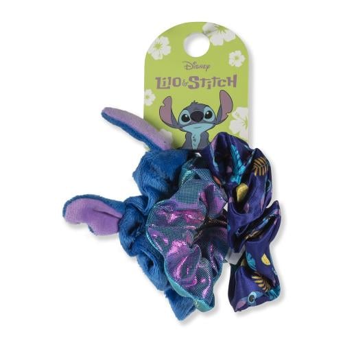 STITCH - Håraccessoarer Shiny Scrunchies - 3 Pc Peershardy