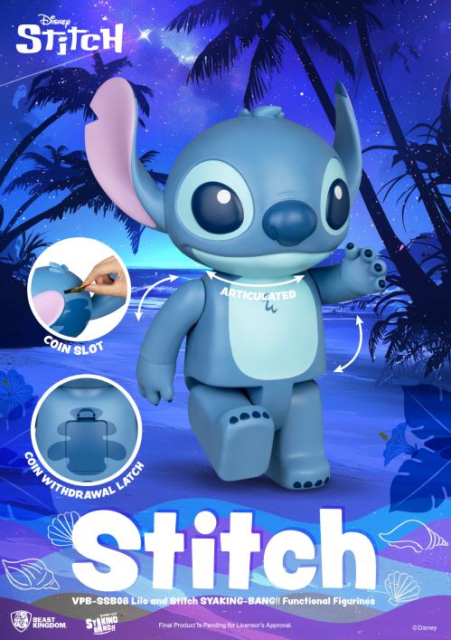 DISNEY - Stitch - Funktionell Sparbössa Figur 30cm Beast Kingdom