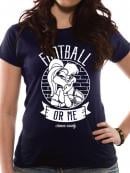 LOONEY TUNES - T-Shirt IN A TUBE- Football or Me GIRL (S) CID