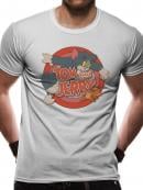 TOM AND JERRY - T-shirt i en Tube - Retro Logotyp (S) CID