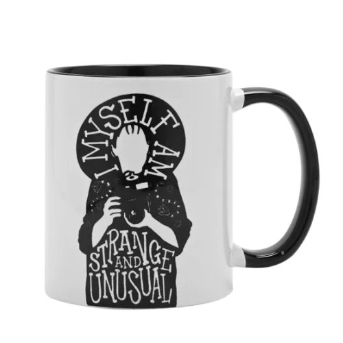 BEETLEJUICE - Svart & Vit - Strange - Inner Colored Mug - 10Oz Widdop