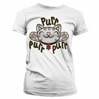 THE BIG BANG - T-Shirt GIRL Soft Kitty Purr-Purr-Purr - Vit (S) H.O.