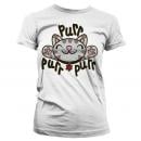 THE BIG BANG - T-Shirt GIRL Soft Kitty Purr-Purr-Purr - Vit (S) H.O.
