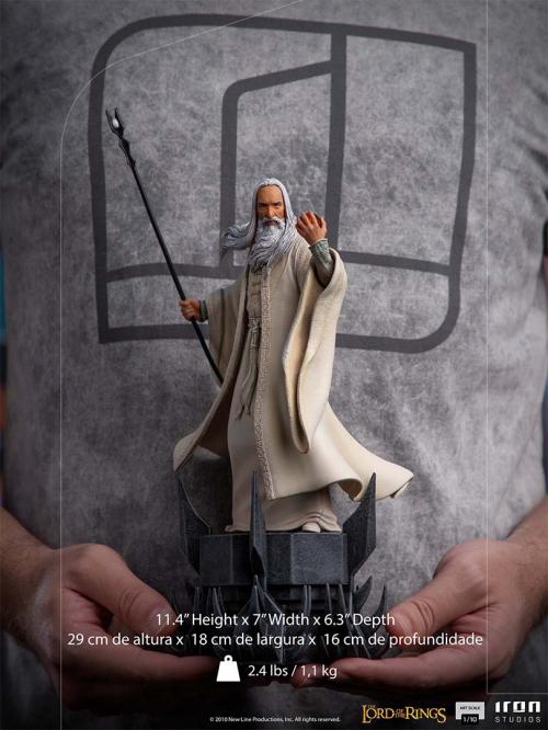 THE LORD OF THE RINGS - Saruman - Figurtte BDS ArtScale 1/10 - 29cm Iron Studios