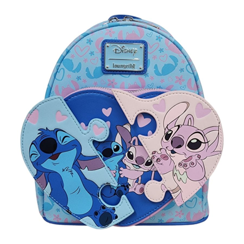 DISNEY - Stitch & Angel - Mini Ryggsäck LoungeFly "Exclusive Edition" Loungefly