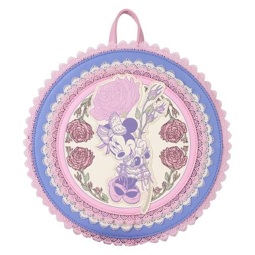 DISNEY - Minnie "Floral and Lace" - Mini Ryggsäck LoungeFly Loungefly