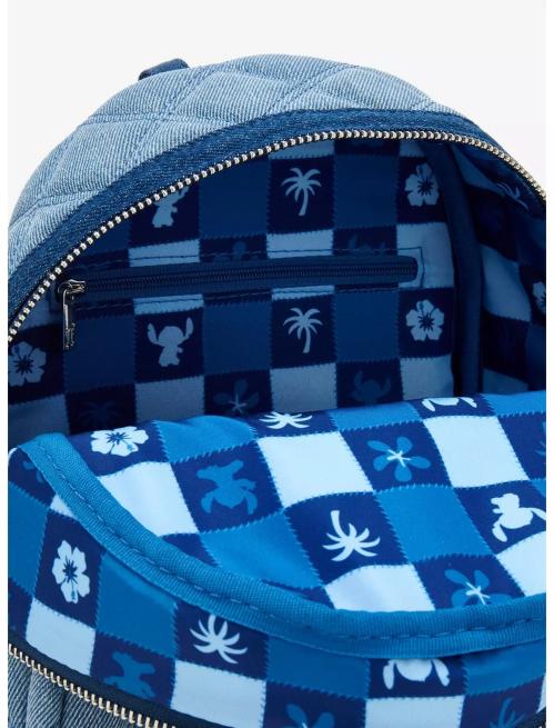 DISNEY - Stitch "Denim" - Mini Ryggsäck Loungefly 'Exclusive' Loungefly