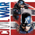 CAPTAIN AMERICA CIVIL WAR - Canvas 40X40 - Split Runns