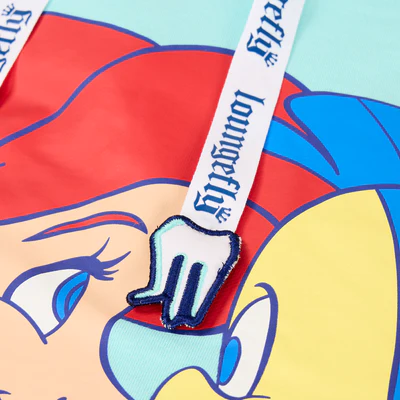 LITTLE MERMAID 35 - Ariel och Flounder - Unisex Hoodie Loungefly (S) Loungefly