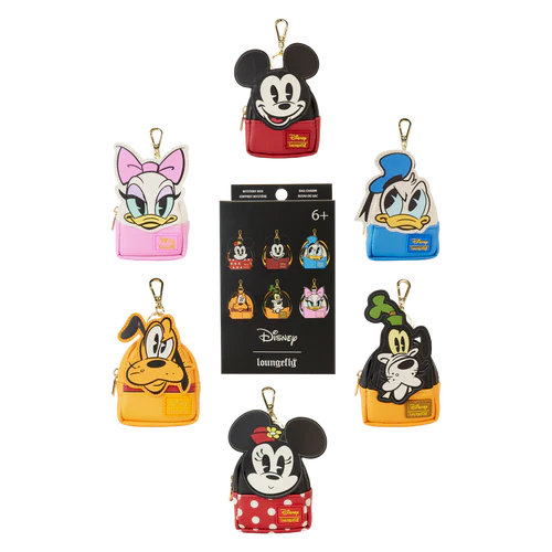 DISNEY - Musse Pigg - Mini Ryggsäck Nyckelring Loungefly Mysteriebox Funko Tees