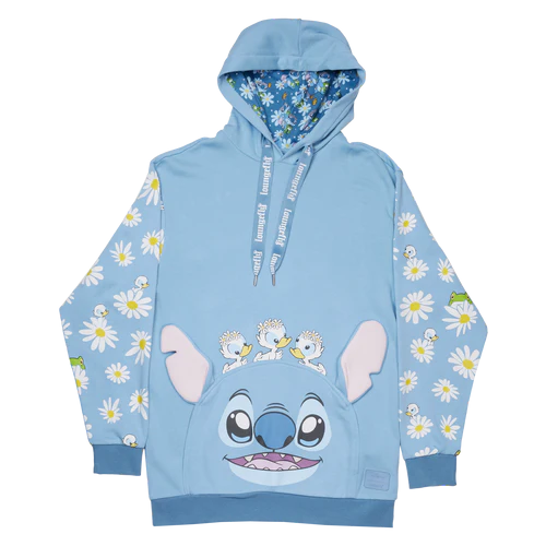 LILO AND STITCH - Springtime Stitch - Hoodie Unisex Loungefly (S) Loungefly