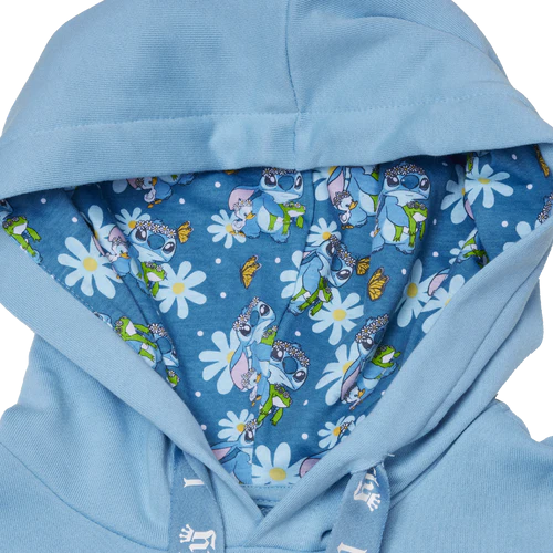 LILO AND STITCH - Springtime Stitch - Hoodie Unisex Loungefly (S) Loungefly