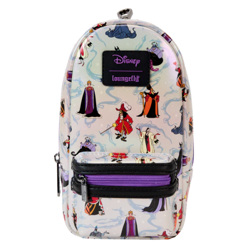 DISNEY - Villains - Mini Ryggsäck Pennfodral Iridescent LoungeFly Loungefly