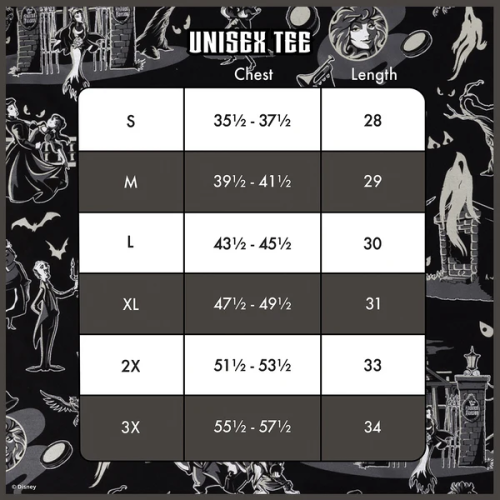 DISNEY - Haunted Mansion - T-Shirt Unisex Loungefly (S) Loungefly