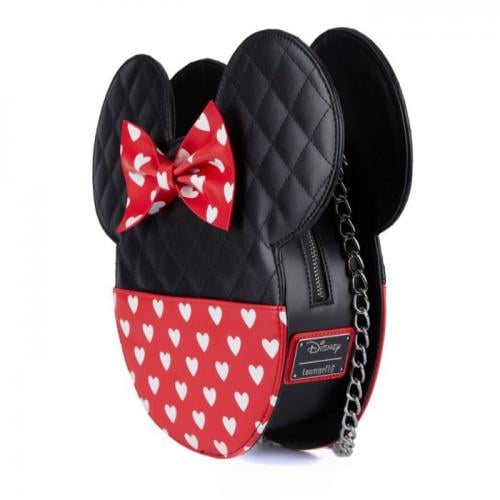 DISNEY - Mickey Minnie Valentine - Crossbody Bag 'LoungeFly' '33x28cm' Loungefly