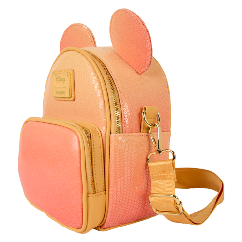 DISNEY - Mickey Mouse "Glitter" - Konvertibel Crossbody-väska Loungefly Loungefly