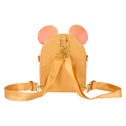 DISNEY - Mickey Mouse "Glitter" - Konvertibel Crossbody-väska Loungefly Loungefly