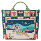DISNEY - Mickey & Minnie "Holiday" - Tote Bag LoungeFly Loungefly