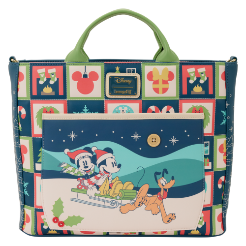 DISNEY - Mickey & Minnie "Holiday" - Tote Bag LoungeFly Loungefly