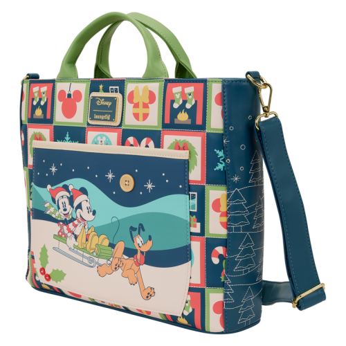DISNEY - Mickey & Minnie "Holiday" - Tote Bag LoungeFly Loungefly