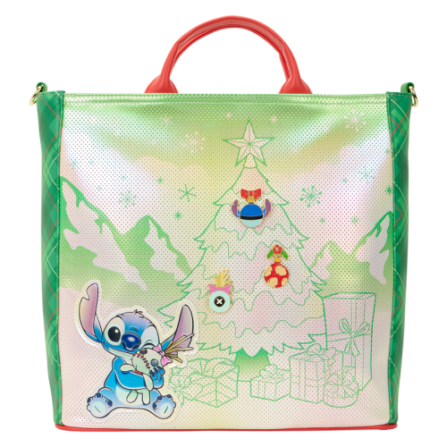 DISNEY - Lilo & Stitch "Holiday" - Tote Bag LoungeFly Loungefly